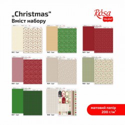 Paper for the card double-sided „Be in color“ Matt 21х29,7cm 200g/m2 ROSA TALENT