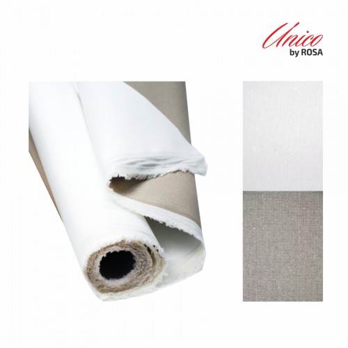 The cloth is in a roll of Italian Unico cotton fine grain