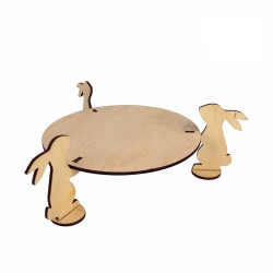 Preparation of "Easter Rabbit" on the stand of MDF ROSA TALENT
