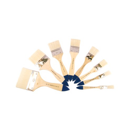 Bristle Fan Brushes, 6007, Long Handle, KOLOS by ROSA