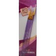 Набір пензлів 7009, синтетика плос. 5шт. KOLOS by ROSA