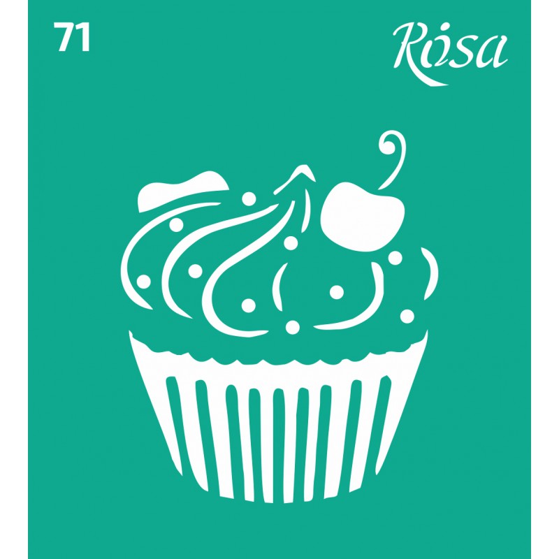 Трафарет самокл. 13х20см ROSA TALENT