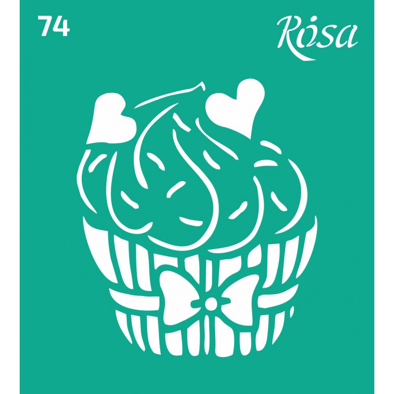Трафарет самокл. 13х20см ROSA TALENT