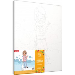 Standard Kit, painting by numbers, „ Fashion Cat“, 35х45cm, ROSA START
