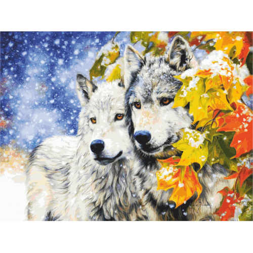 „Wolves“, 30х40
