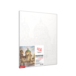 Cities, „Amsterdam, Landscape No. 2“, Canvas Panel with outline, 30х40, cotton, acrylic, ROSA START