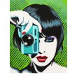 „Paparazzi“, полотно на картоні з контуром, 30х40, бавовна, акрил, ROSA START