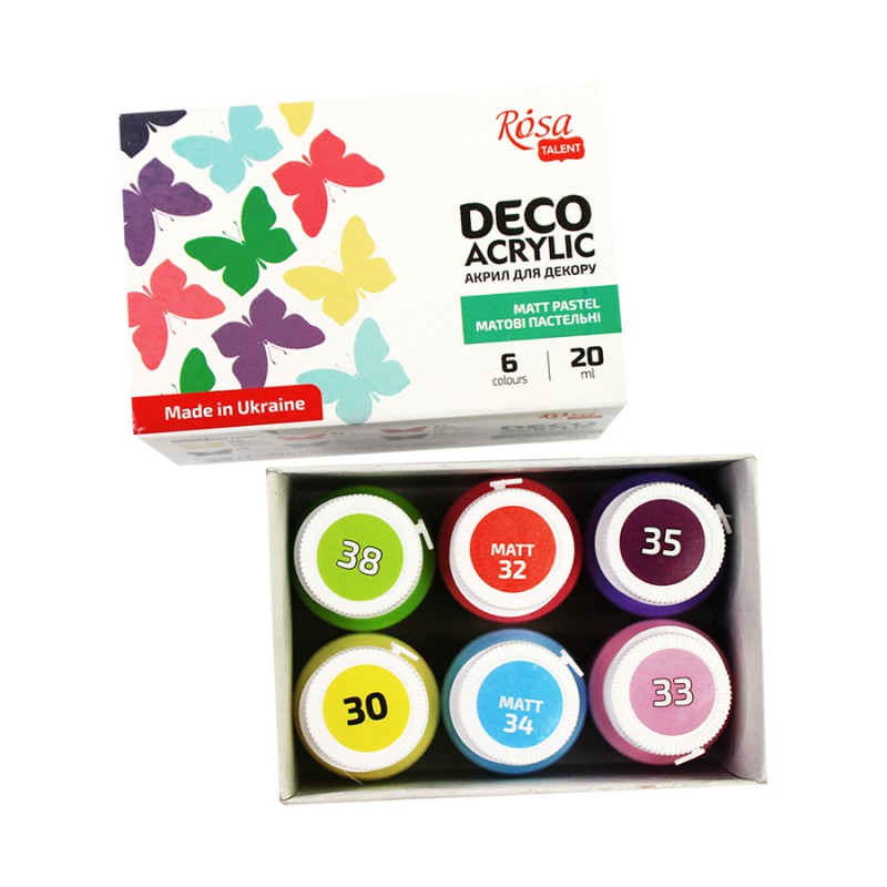 Paints gloss 9x20ml ROSA START