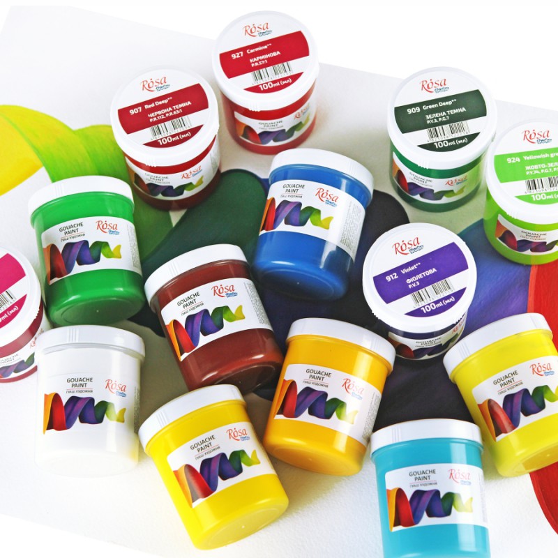 Gouache paint 100ml ROSA Studio