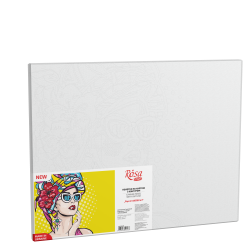 „Pop Art WOW 1“, Canvas Panel with outline, 30х40, cotton, acrylic, ROSA START