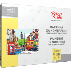 „London Street“, набір, картина за номерами, 35х45см, ROSA START