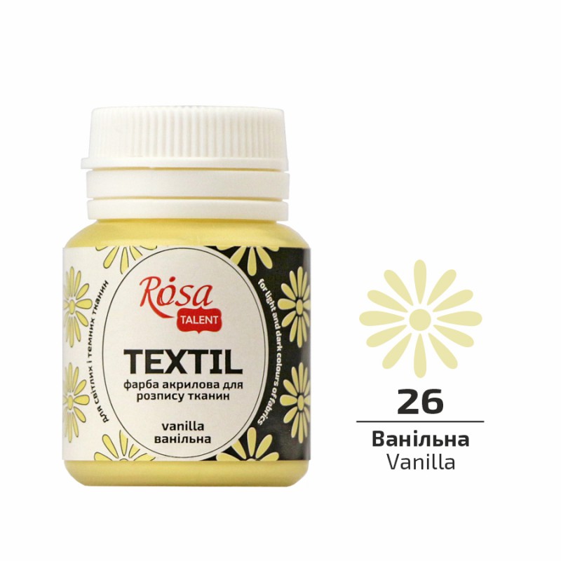 Acrylic paint for textil 20ml ROSA TALENT