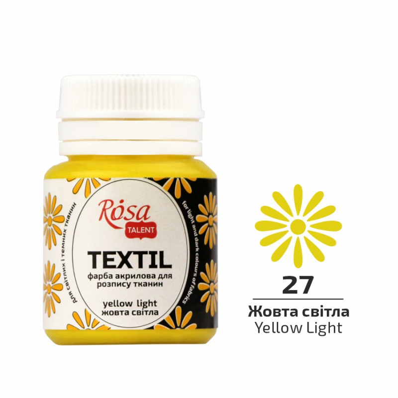 Acrylic paint for textil 20ml ROSA TALENT