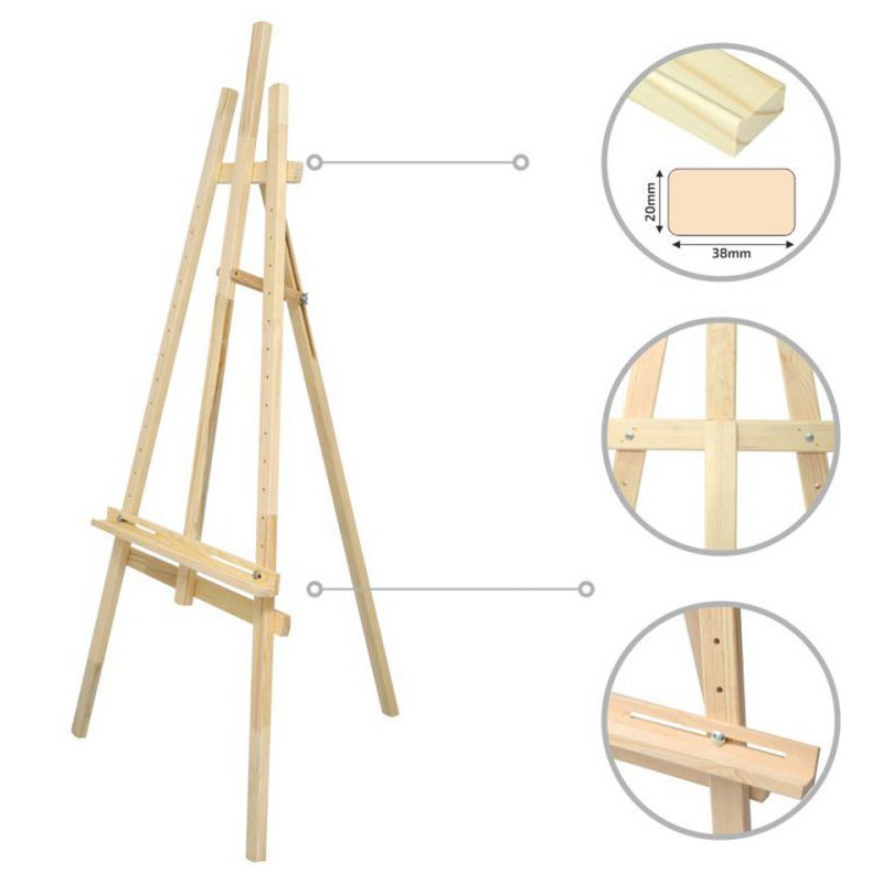 Presentation's easel №40 Lyr, рine 71х80х142см ROSA Studio