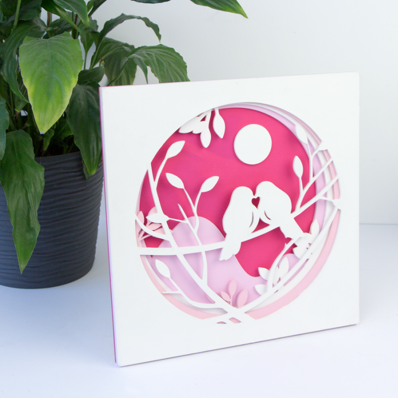 „Helicopter“, Canvas Panel with outline, 20х20cm, cotton, acrylic, ROSA START