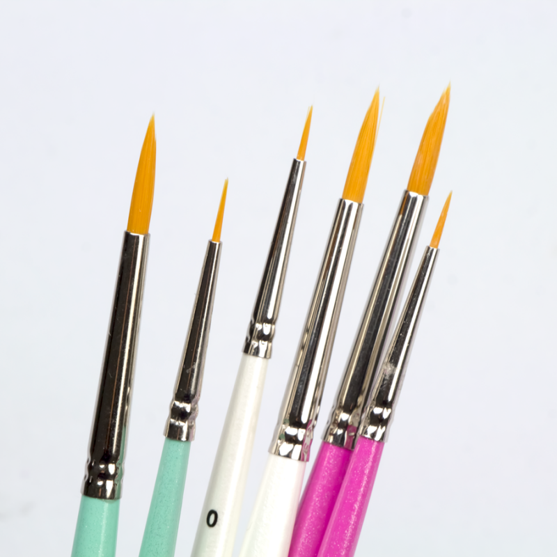 Вrushes for decoratoin Synthetic round ROSA TALENT