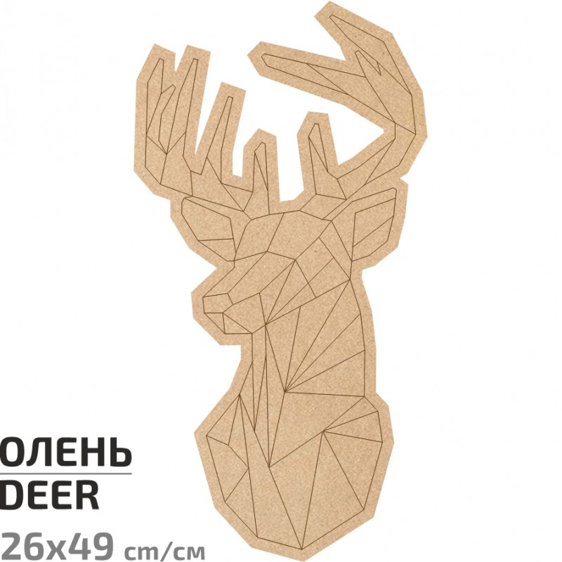 Заготовка „Великодній кролик“ на підставці МДФ ROSA TALENT