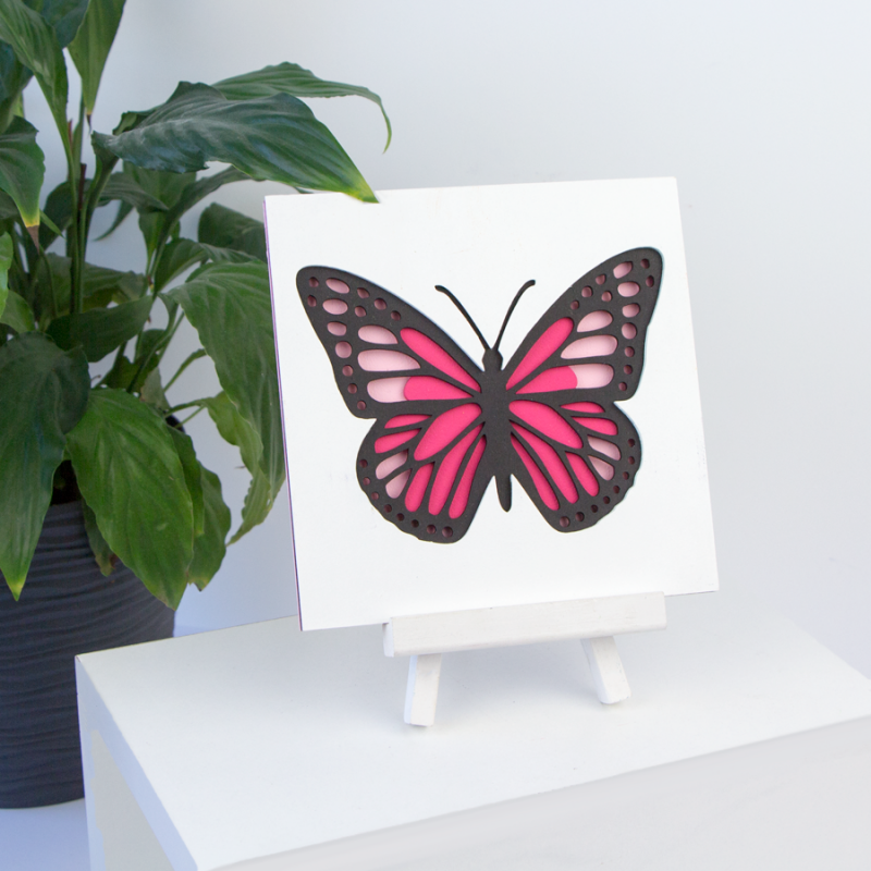 „Helicopter“, Canvas Panel with outline, 20х20cm, cotton, acrylic, ROSA START