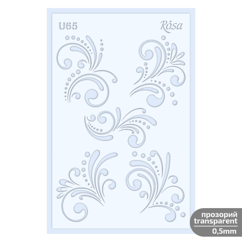 Plastic Reusable Stencil „Love“ 13x20 cm ROSA TALENT