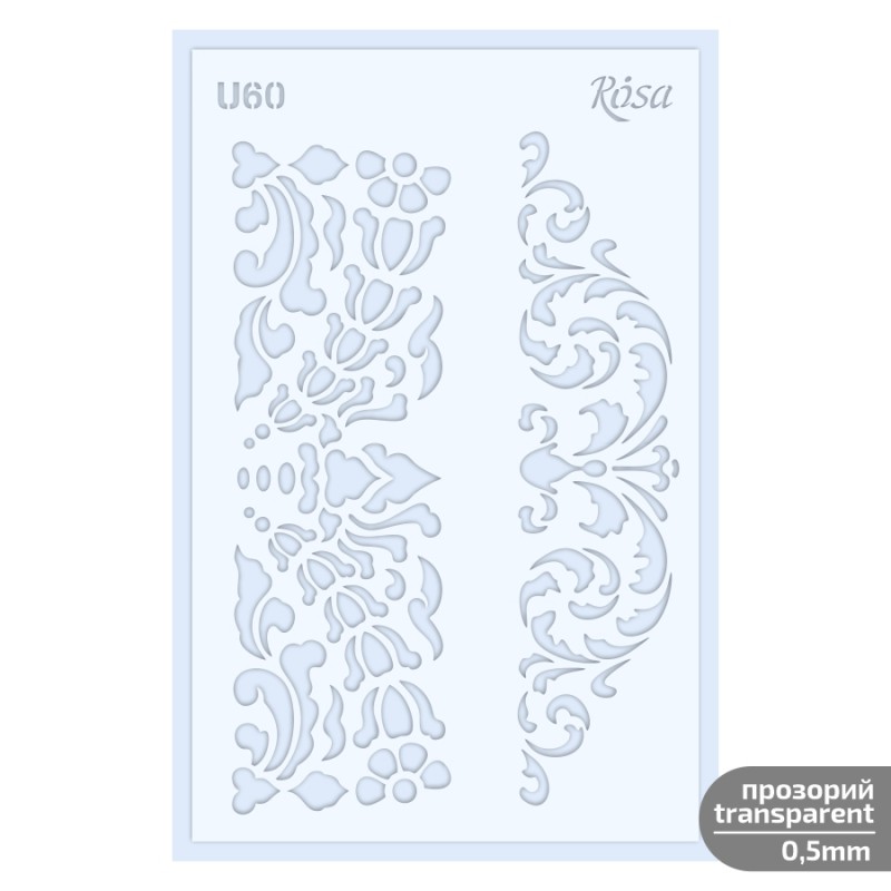 Plastic Reusable Stencil „Love“ 13x20 cm ROSA TALENT