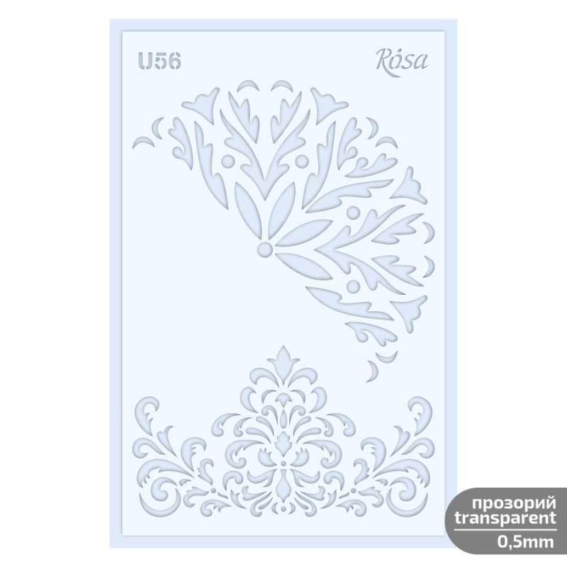 Plastic Reusable Stencil „Love“ 13x20 cm ROSA TALENT