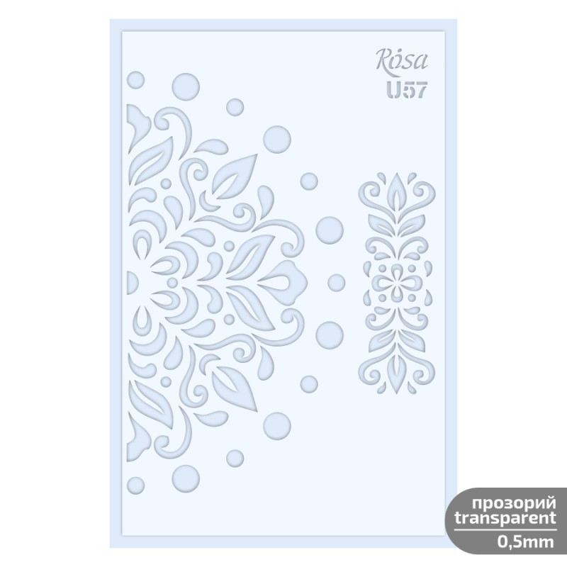 Plastic Reusable Stencil „Love“ 13x20 cm ROSA TALENT