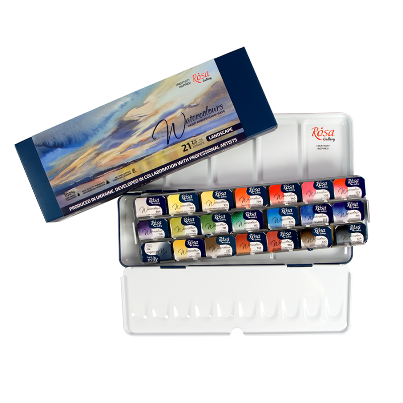 Watercolours sets LANDSCAPE  ROSA Gallery
