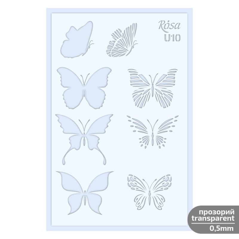Plastic Reusable Stencil „Love“ 13x20 cm ROSA TALENT