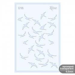 Plastic Reusable Stencil „Love“ 13x20 cm ROSA TALENT