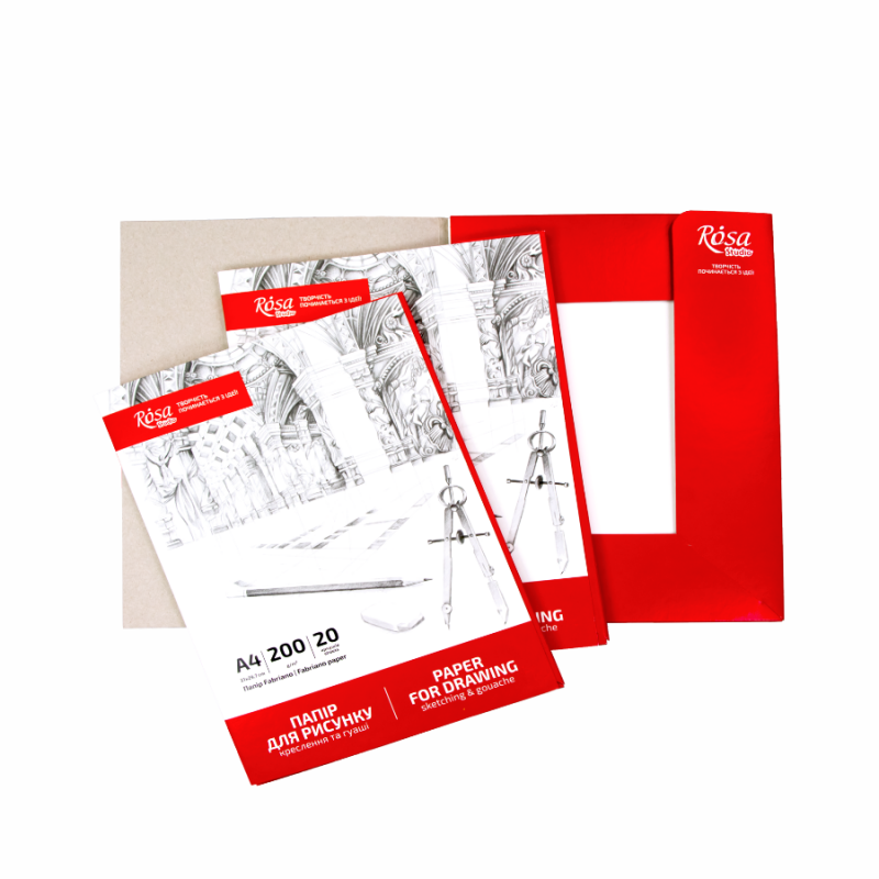Folder for drawing A4 20 l ROSA Studio