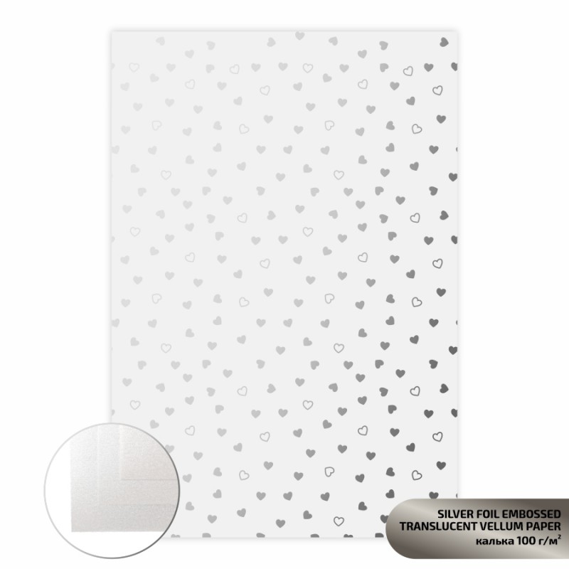 Matt paper double-sided „Valentine's Mood“ 21х29,7cm 200g/m2 ROSA TALENT