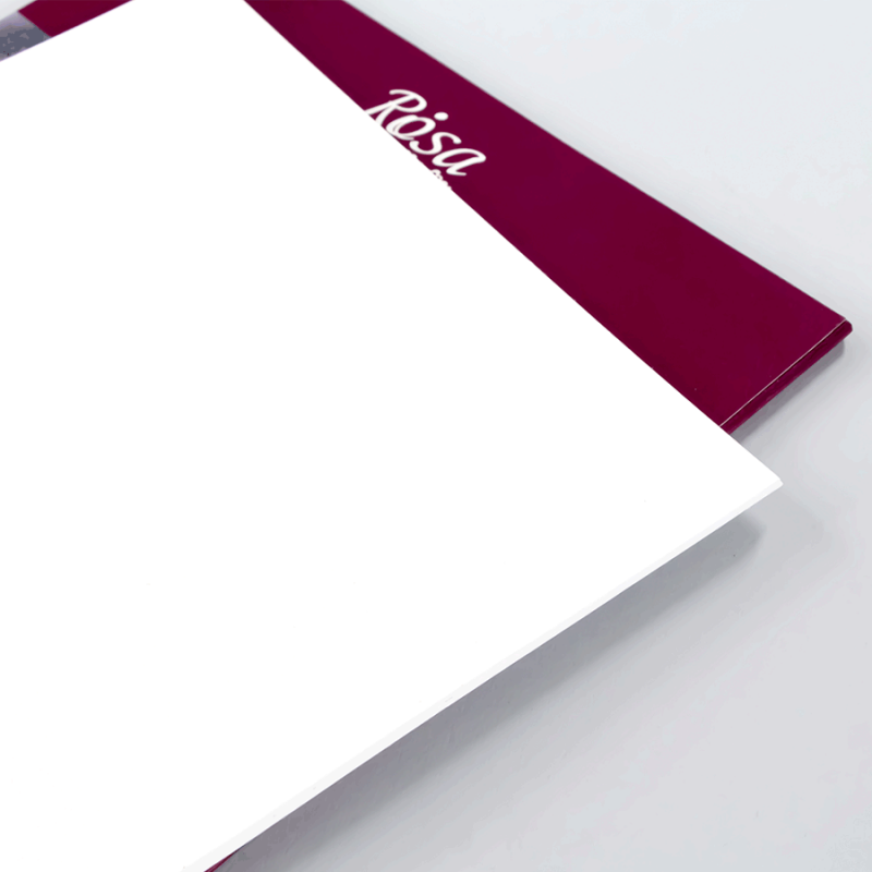 Watercolours paper, folder, 10 sheets, Fine grain 200g/m2 ROSA Studio