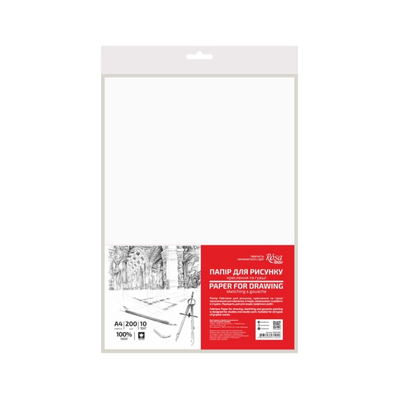 Folder for drawing A4 20 l ROSA Studio
