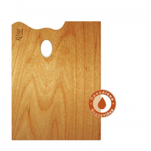 Rectangular palette,  water-resistant veneer, ROSA Gallery