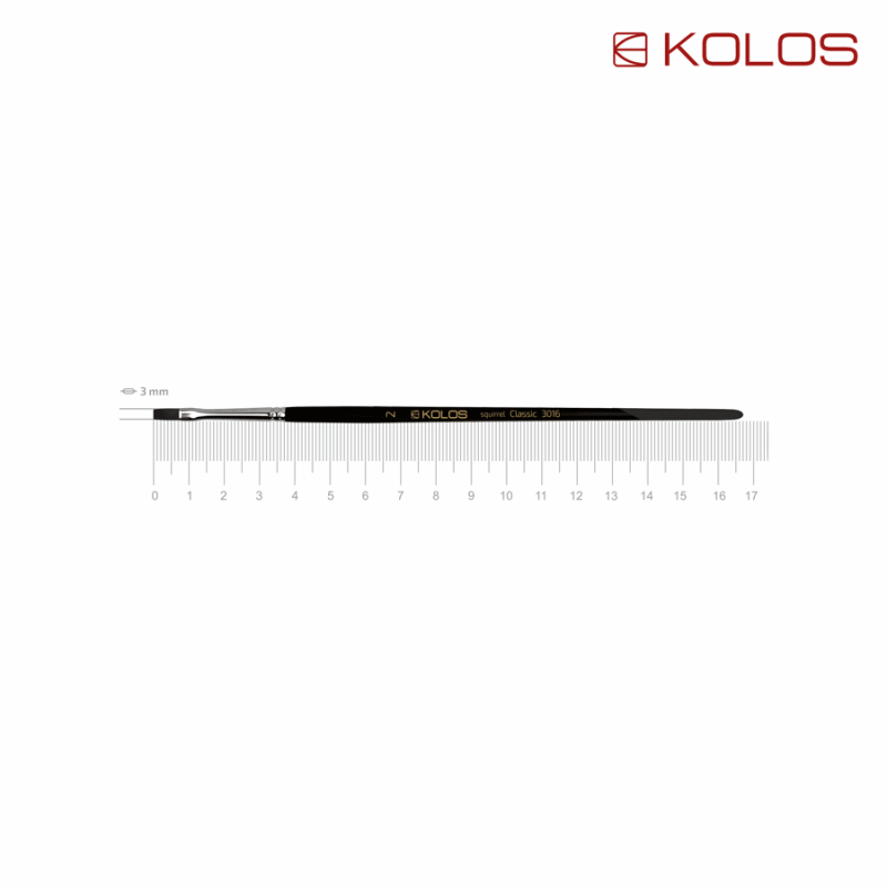 Білка кругла, Classic 3049R, №10, к.р. пензель KOLOS by ROSA