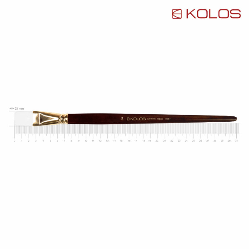 Синтетика плоска, Snow 1098F, д.р. пензель KOLOS