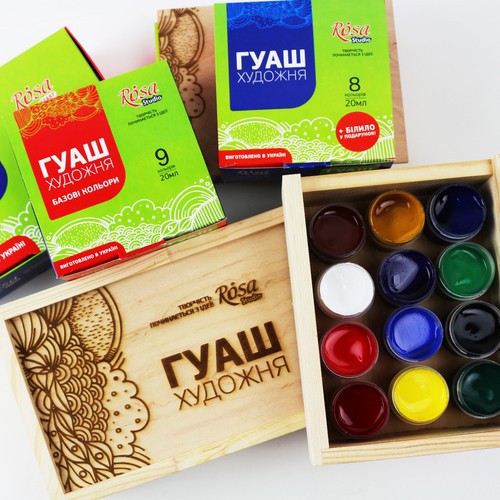GOUACHE PAINTS ROSA Studio