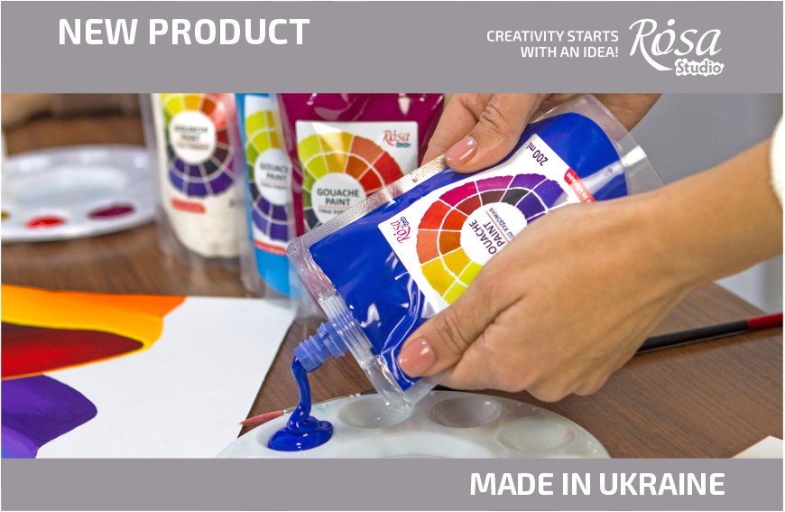New: Gouache paints ROSA Studio in soft-pack