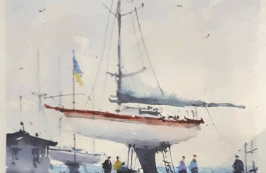 Watercolor Demonstration, M. Rychkov, SK-2018