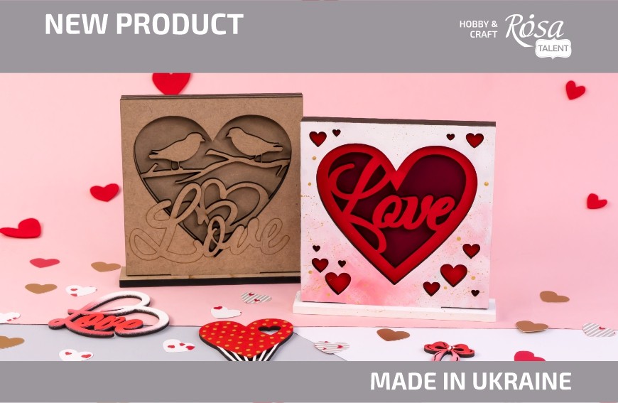 Bases for decoratoin ROSA Talent  for Valentine's Day