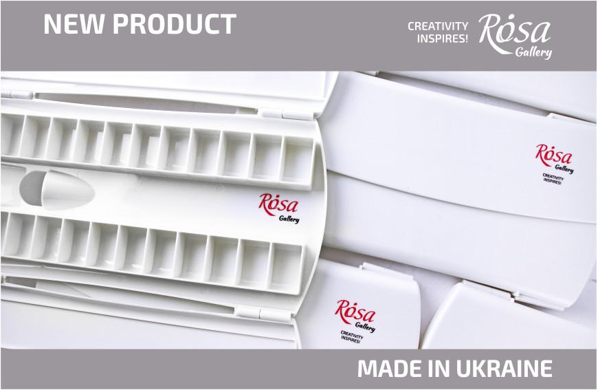 ROSA Gallery Watercolours Plastic Palette Case