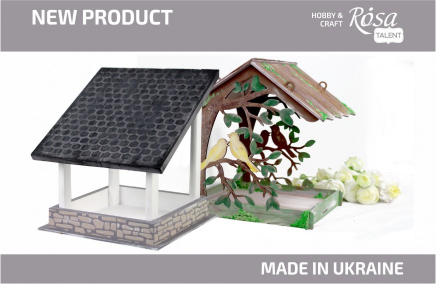 New: Blanks for decoration from ROSA Talent - bird feeders!